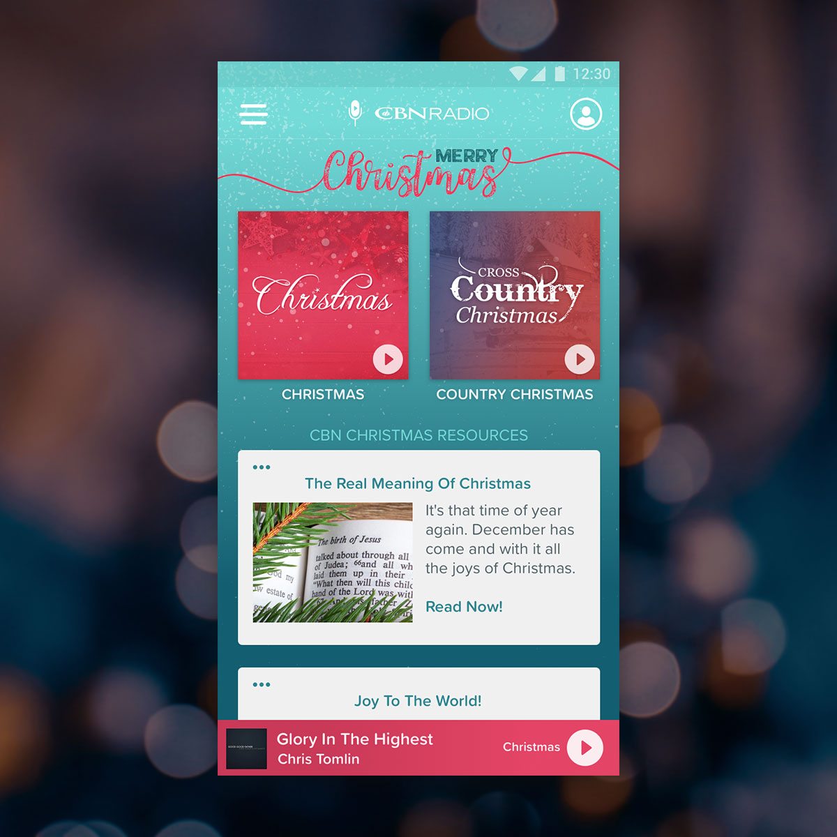 Christmas Radio App Christmas Radio App